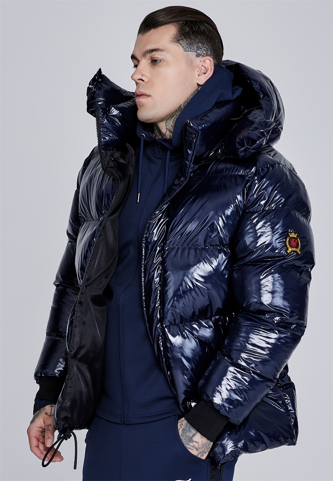 SIKSILK Winterjacke - blue/blau