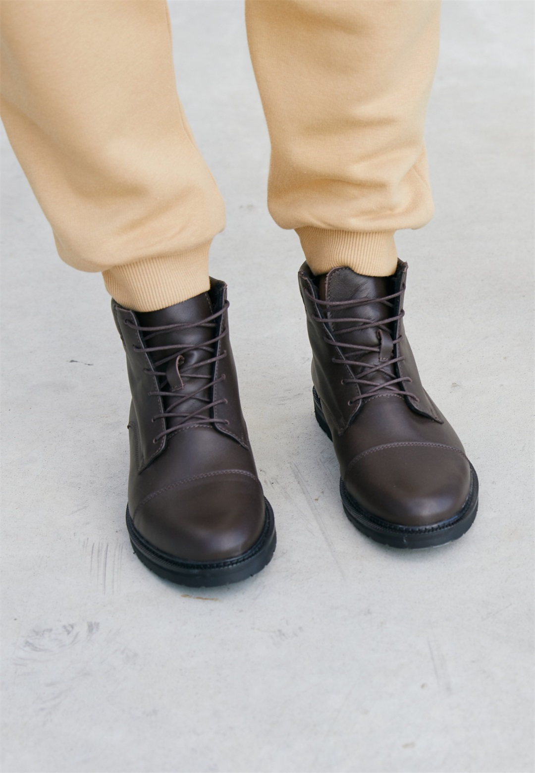 SORBAS 93 FELT LINED - Schnürstiefelette - braun