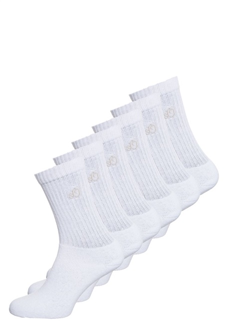s.Oliver CLASSIC SPORT 6 PACK - Socken - white/weiß