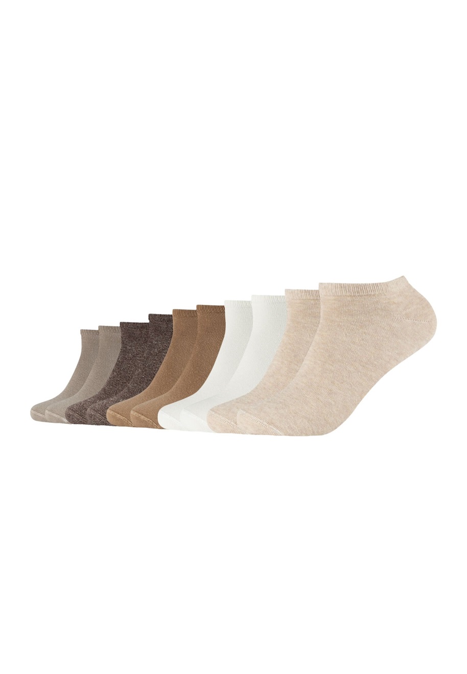 s.Oliver 10 PACK SNEAKER - Socken - nature melange/beige