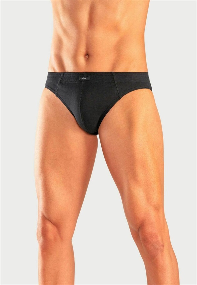 s.Oliver 14 PACK - Slip - schwarz grau weiß/grau