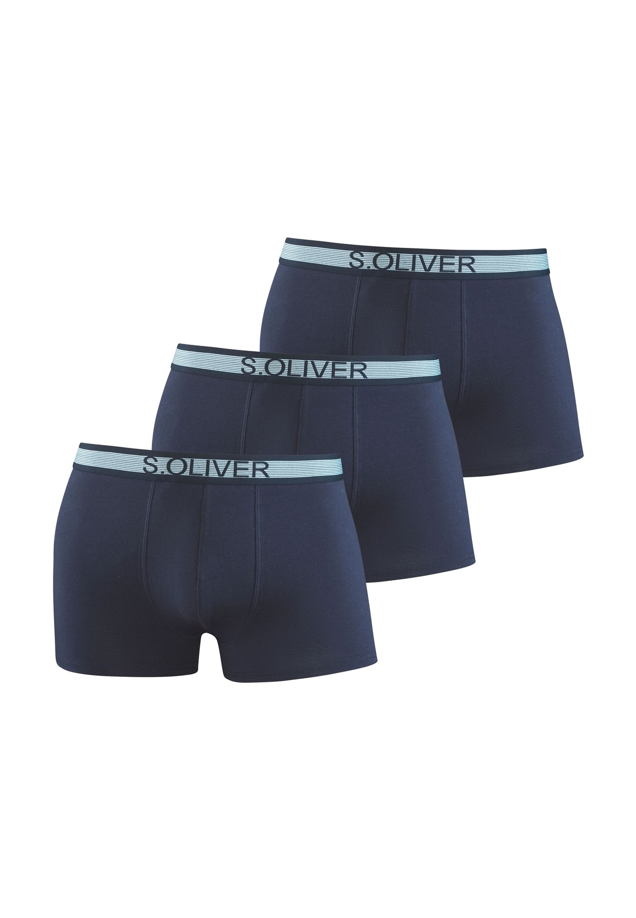 s.Oliver 3 PACK - Boxer Briefs - navy/blau