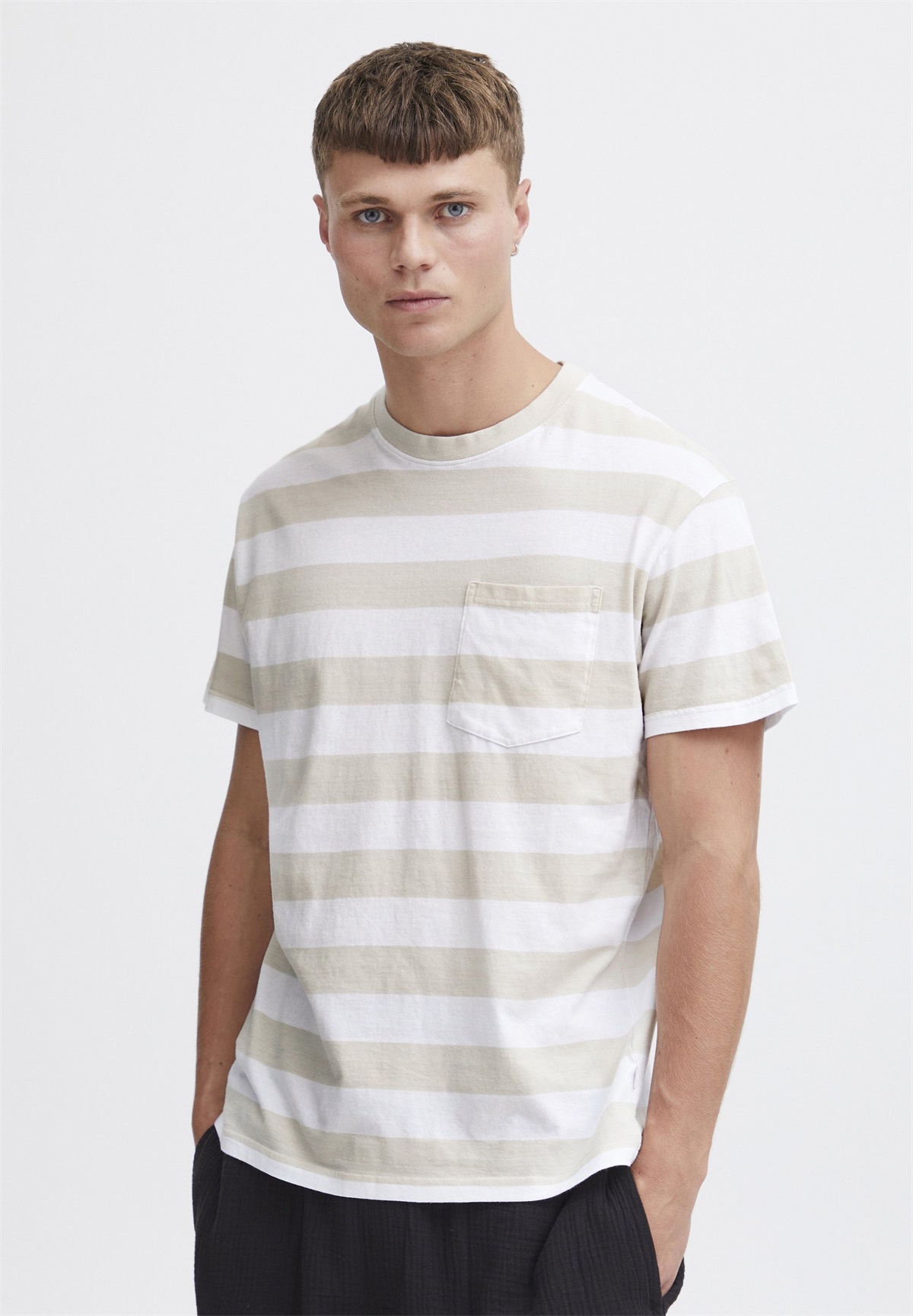 Solid SDIko - T-Shirt print - oatmeal/beige-meliert