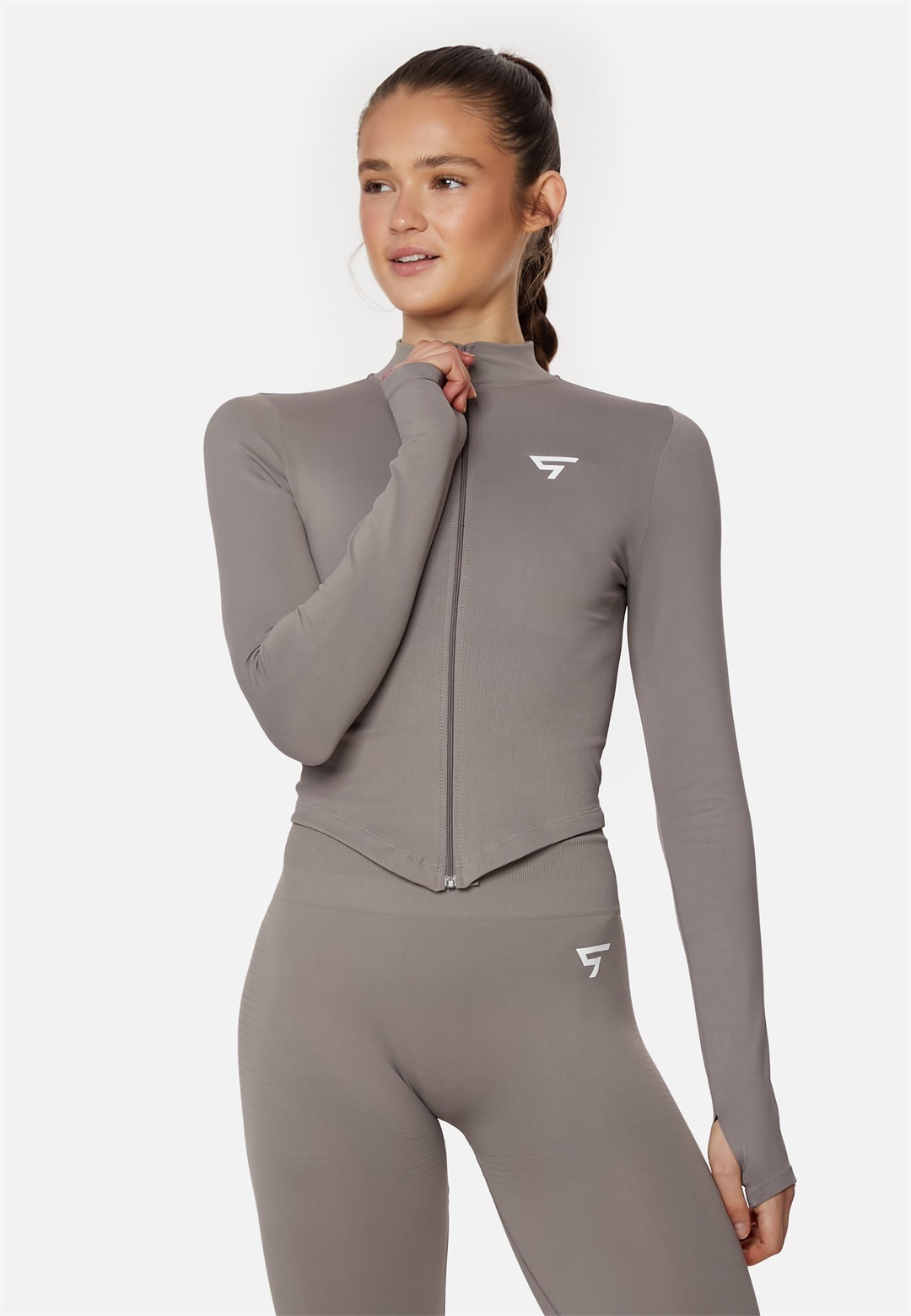 SQUATPROOF Trainingsjacke - coffee/braun