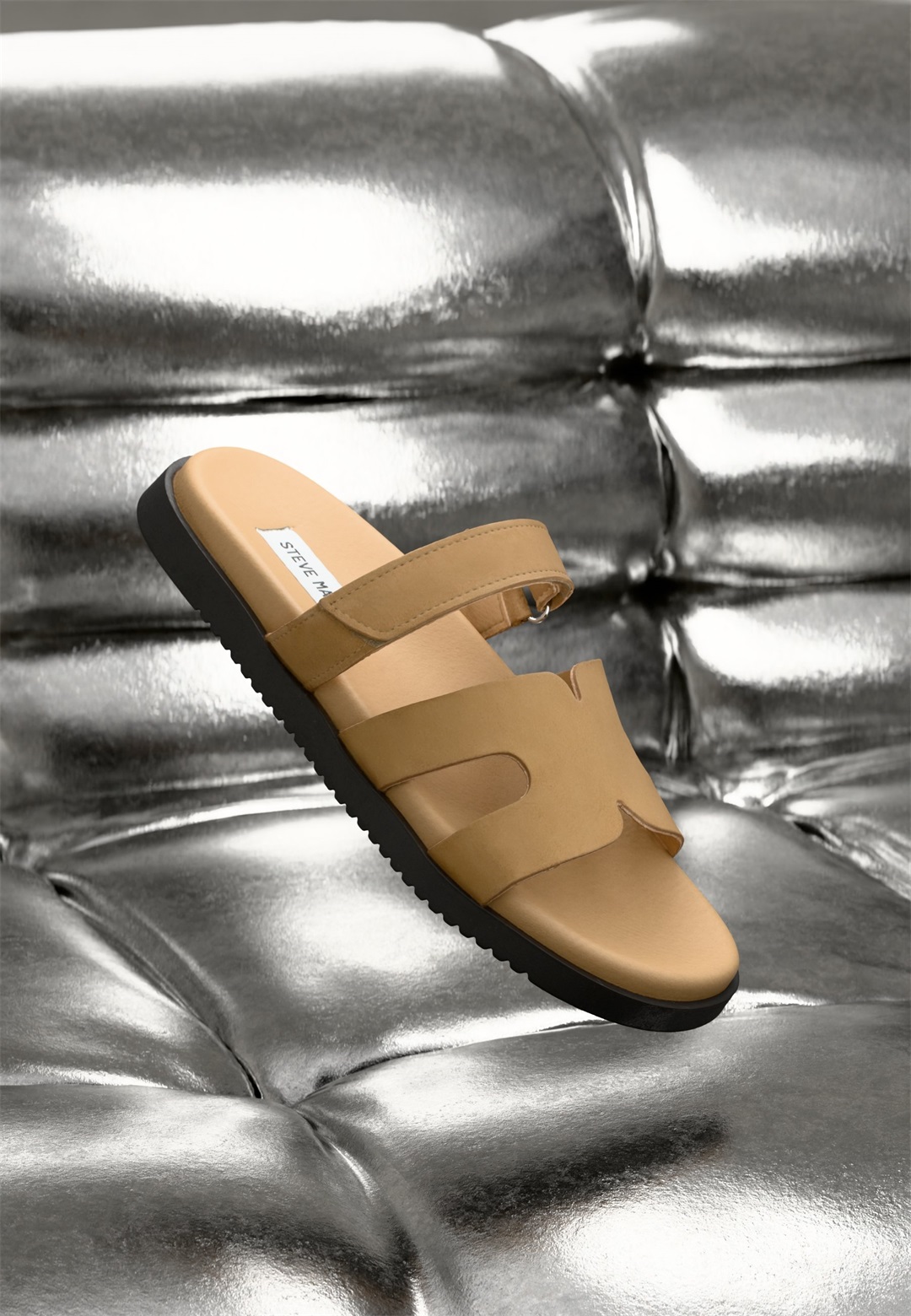 Steve Madden MISSILE - Pantolette flach - sand