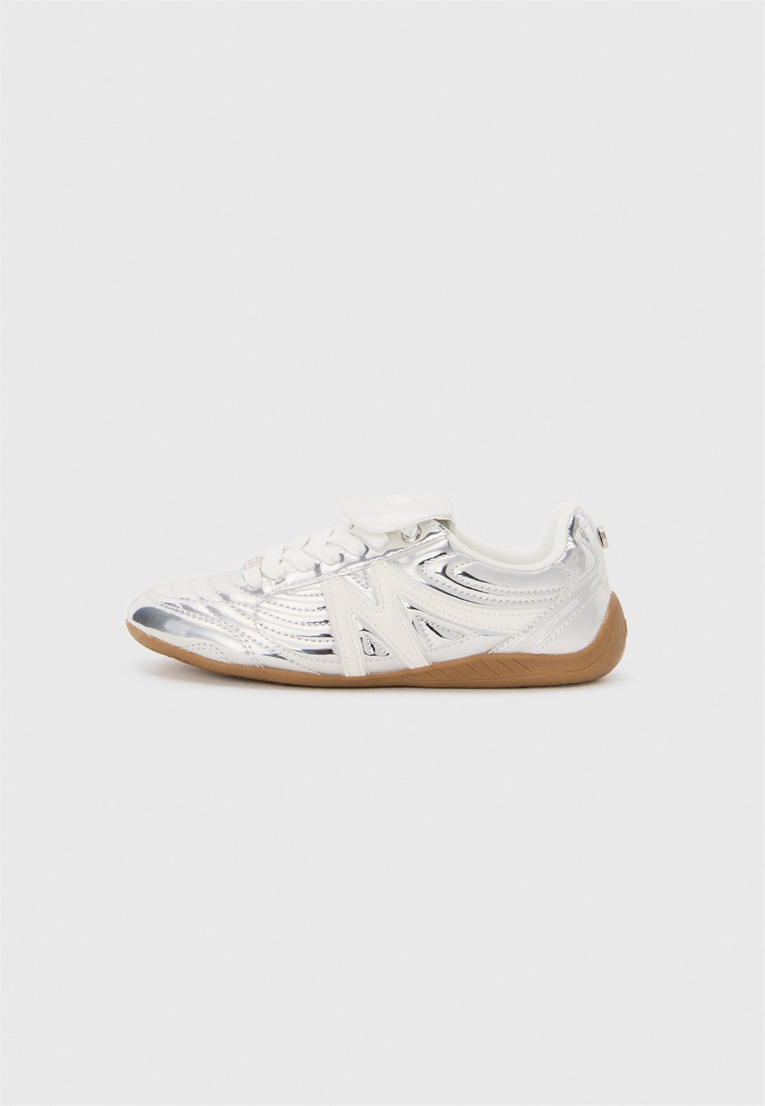 Steve Madden FREEKICK - Sneaker low - silver-coloured/silberfarben