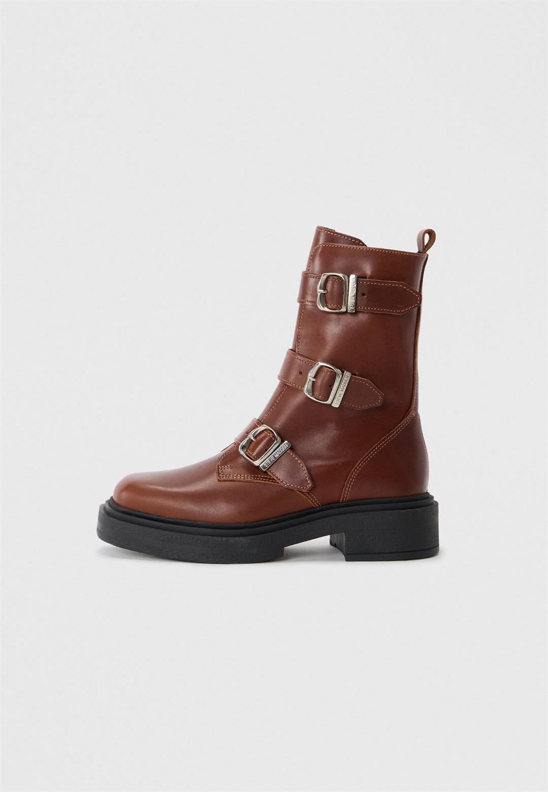 Steve Madden CLIPPER - Cowboy-/Bikerboot - chestnut/braun