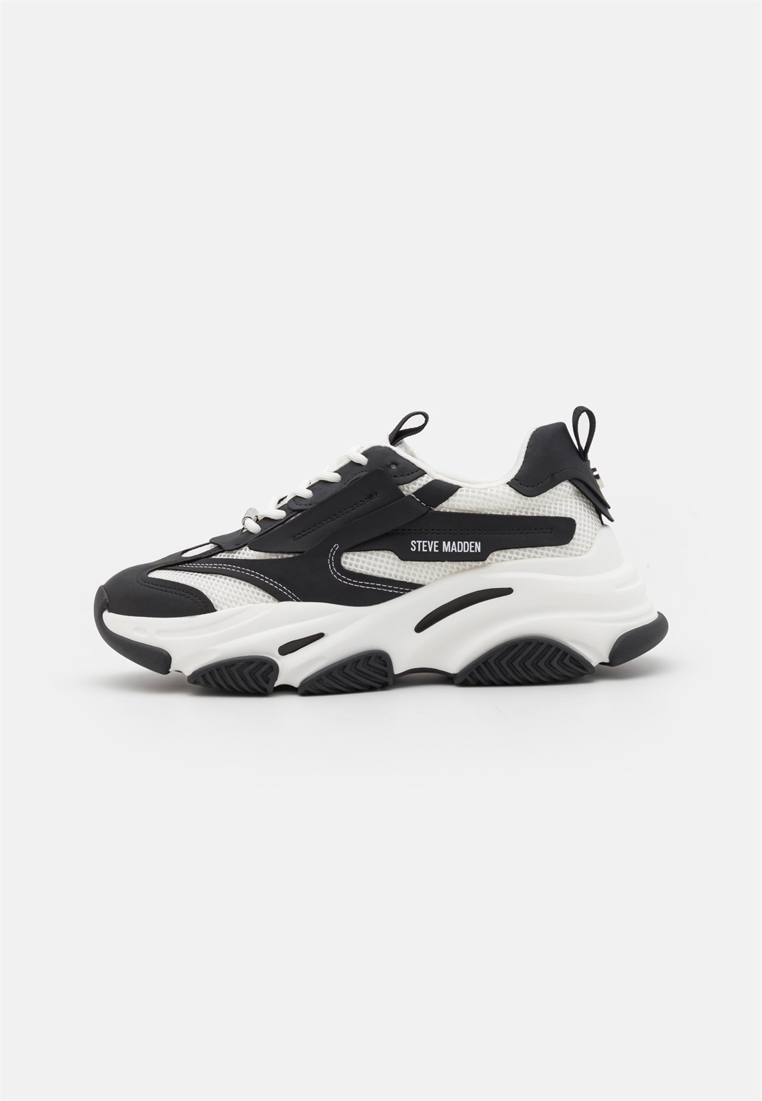 Steve Madden POSSESS - Sneaker low - black/white/schwarz