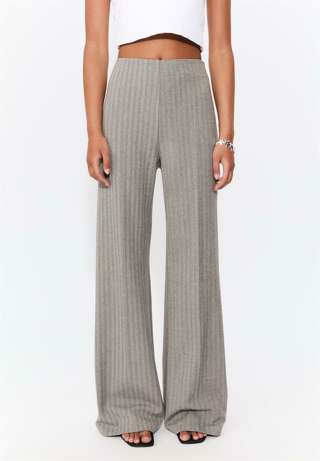 Stradivarius SMART - Stoffhose - dark grey/dunkelgrau