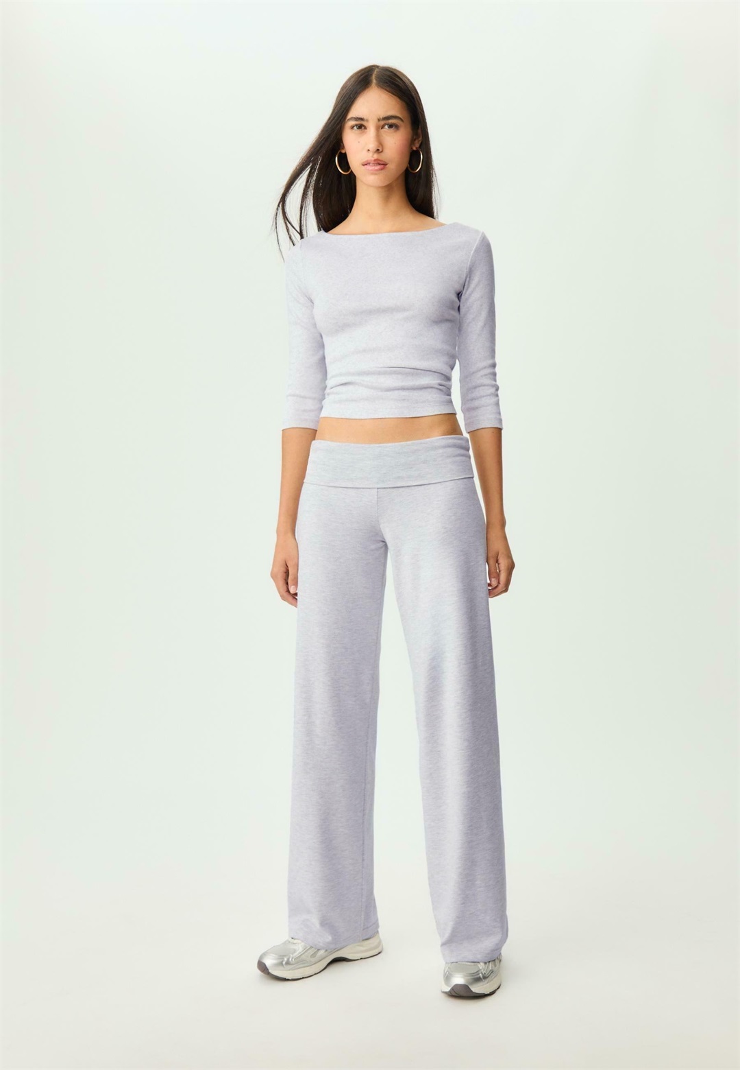 Stradivarius Jogginghose - grey/grau Stradivarius Jogginghose - grey/grau