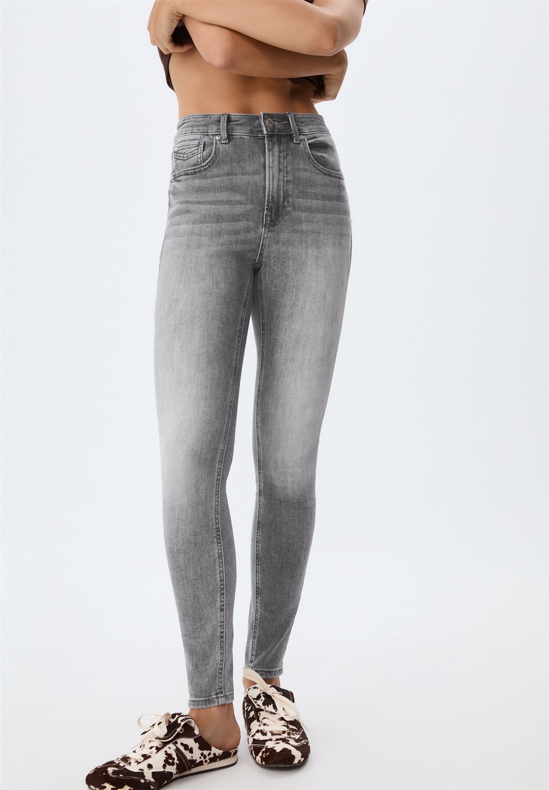 Stradivarius D07 - Jeans Skinny Fit - used denim