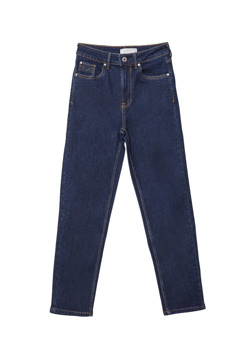 Stradivarius MOM - Jeans Slim Fit - dark blue/dunkelblau