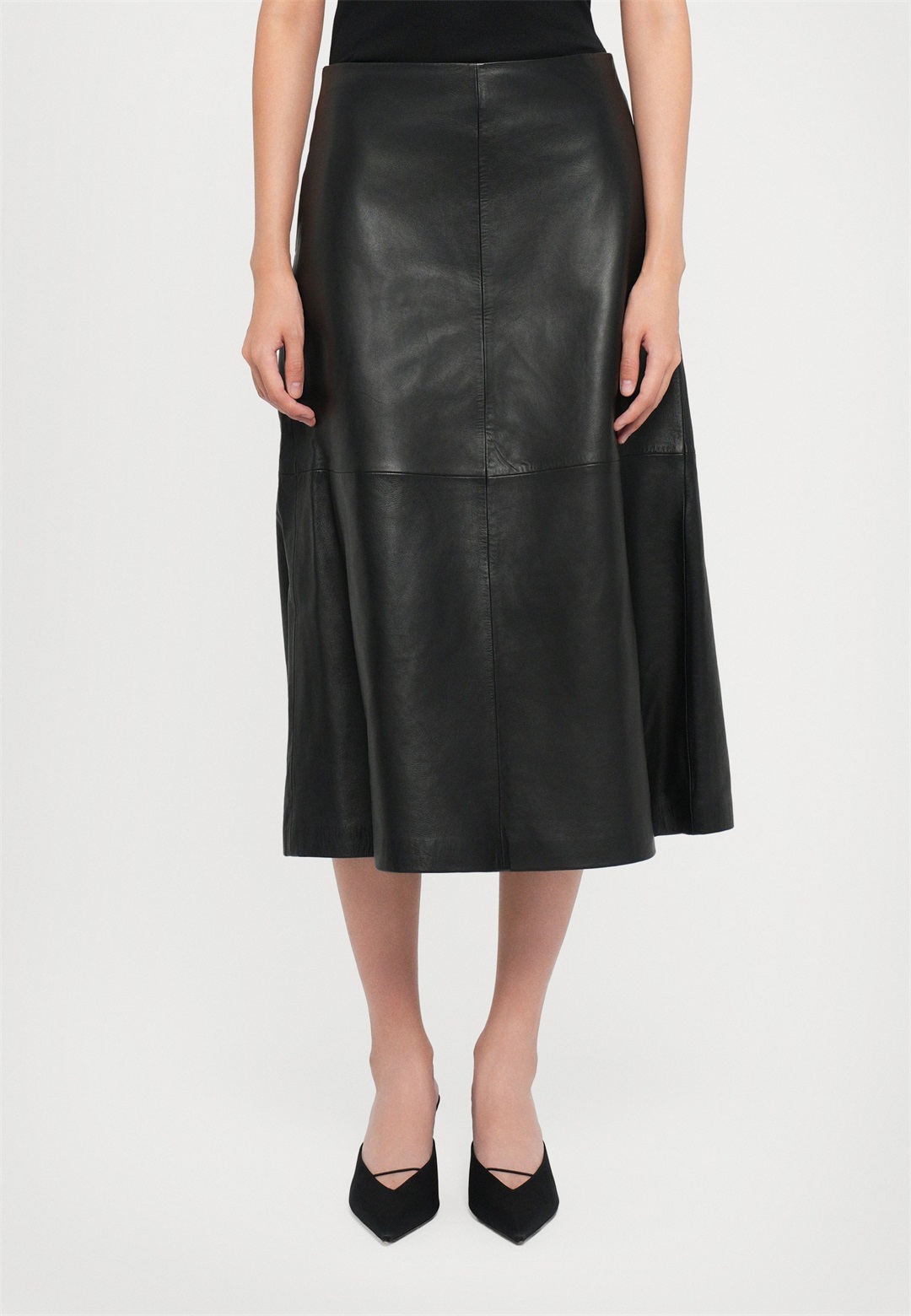 STUDIO ID MIDI SKIRT - A-Linien-Rock - black/schwarz