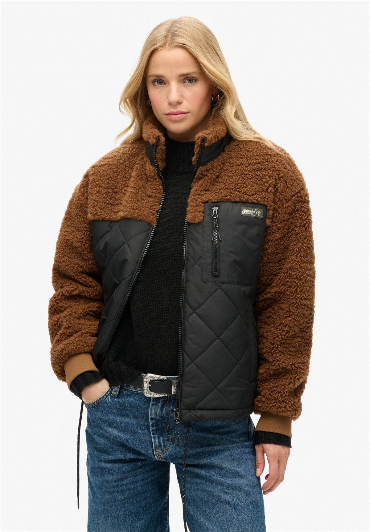 Superdry & Co WORKWEAR HYBRID - Winterjacke - bison brown/braun