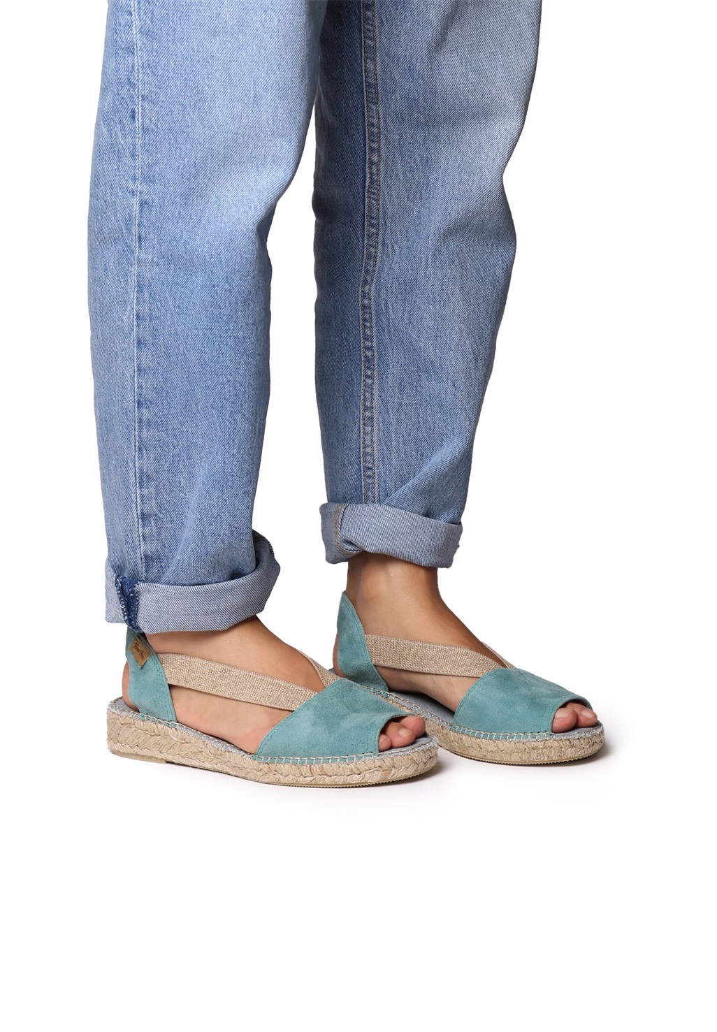 Toni Pons ELLA - Keilsandalette - aqua/hellblau