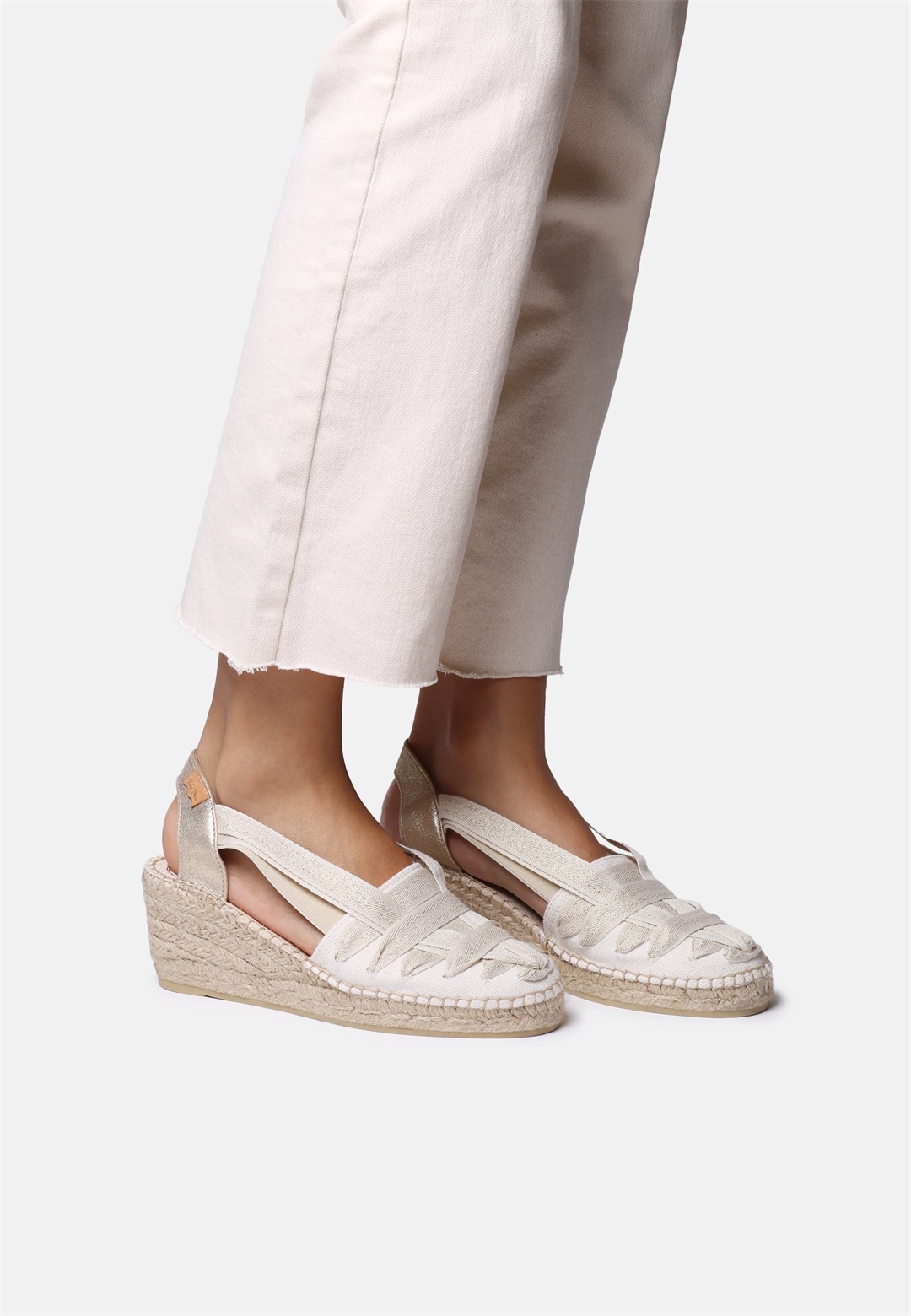 Toni Pons TRACY - Plateaupumps - cru/weiß