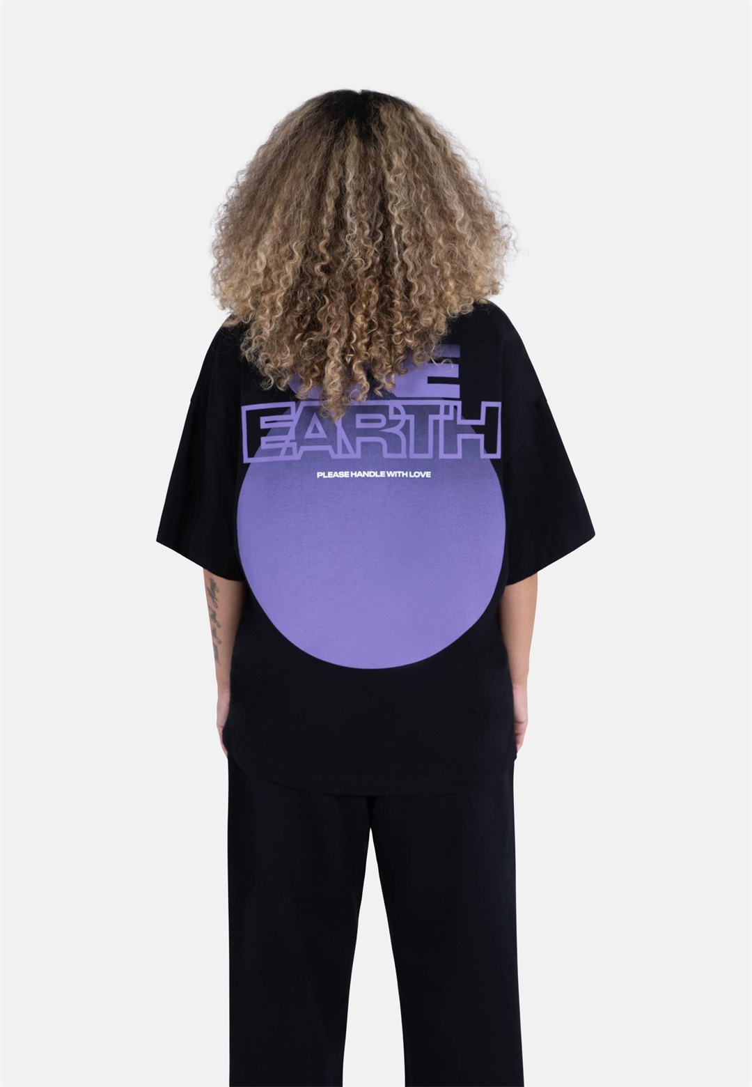 The Tracksuit Club ONE EARTH UNISEX - T-Shirt print - black/schwarz