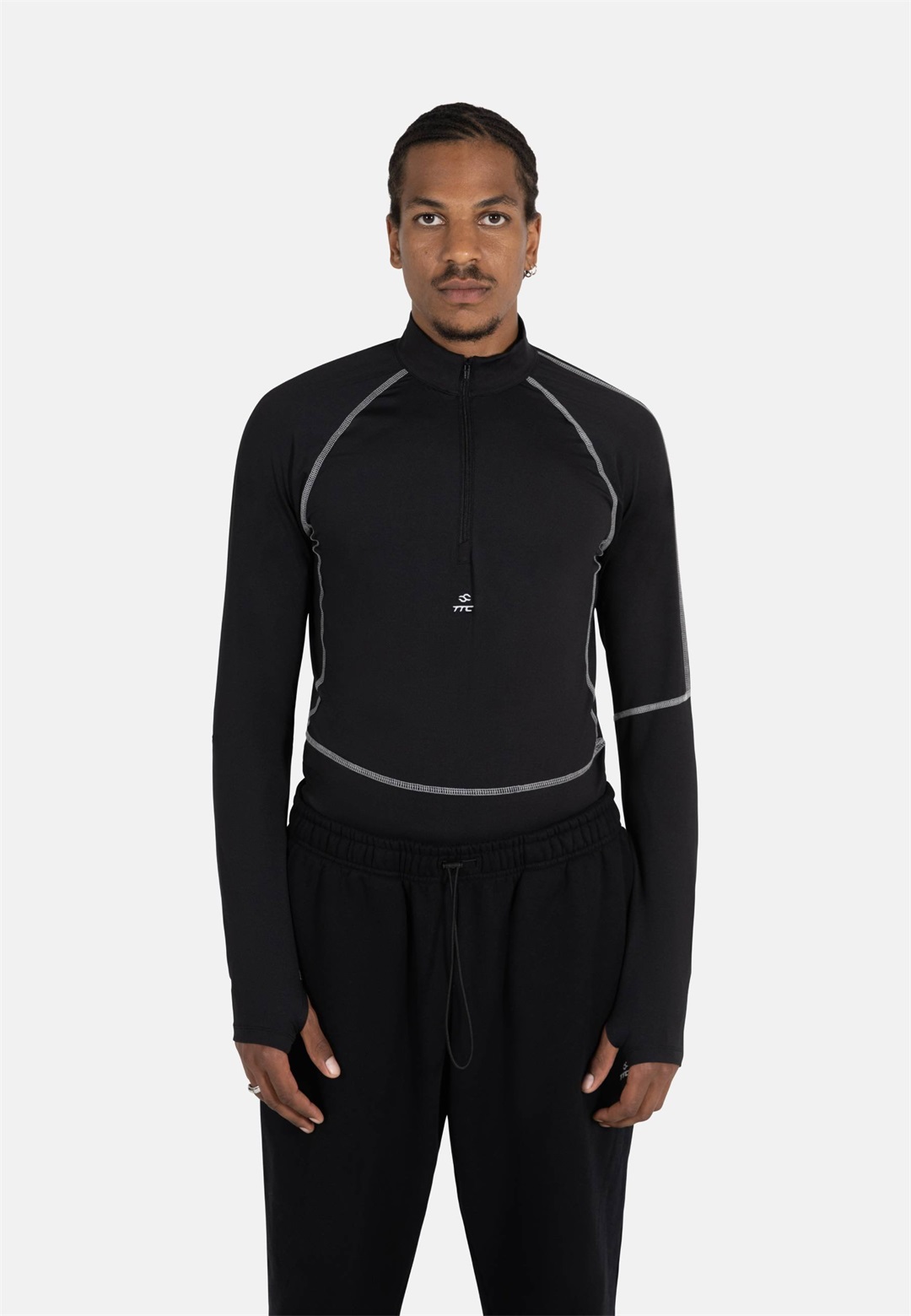 The Tracksuit Club FUNCTIONAL LONG SLEEVE UNISEX - Langarmshirt - black/schwarz