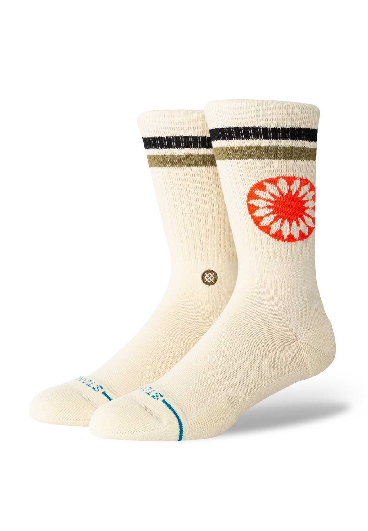 Stance SUN DIAL CREW UNISEX - Socken - cream/offwhite