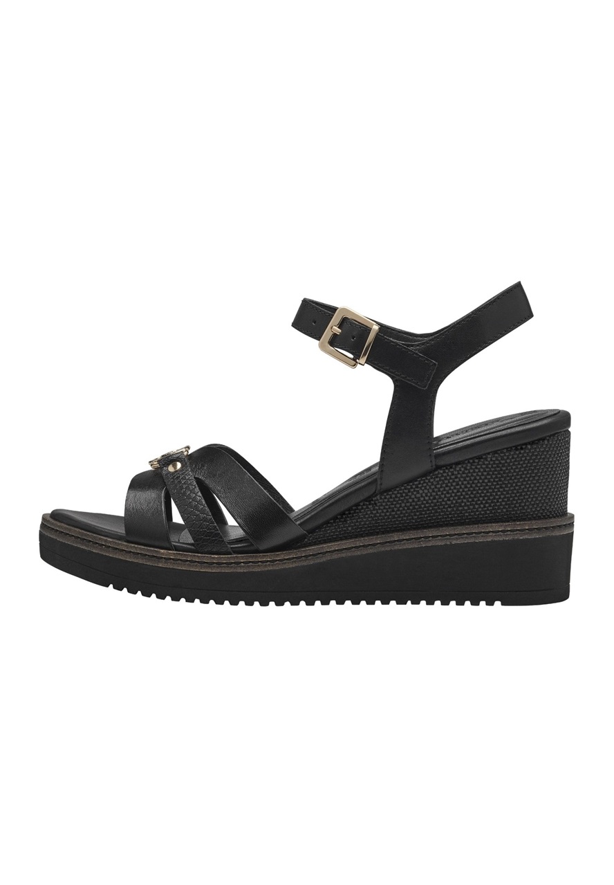 Tamaris Plateausandalette - black/schwarz