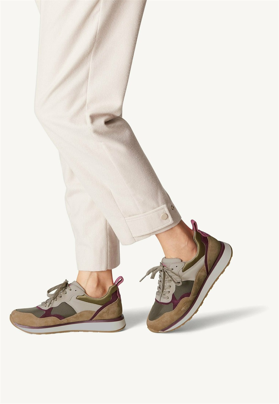 Tamaris Sneaker low - cognac comb/cognac