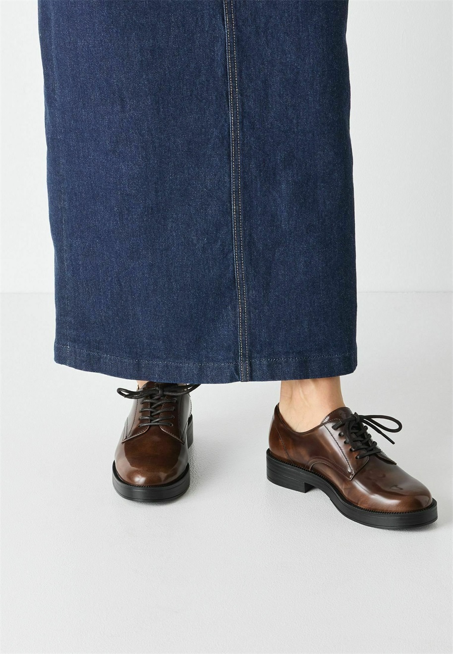 Tamaris HALBSCHUH - Schnürer - muscat/braun