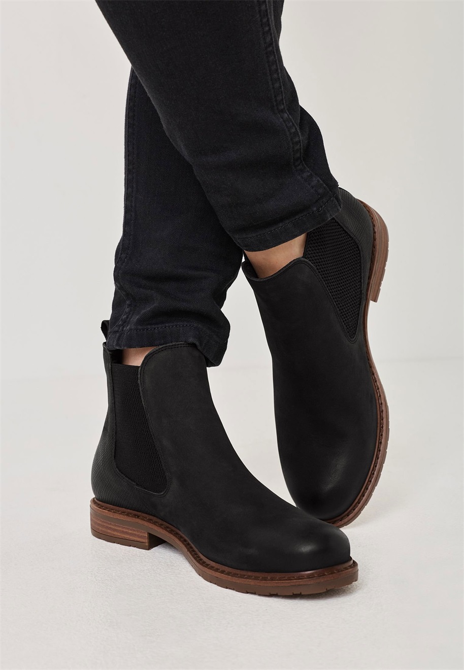 Tamaris Stiefelette - black structured/schwarz