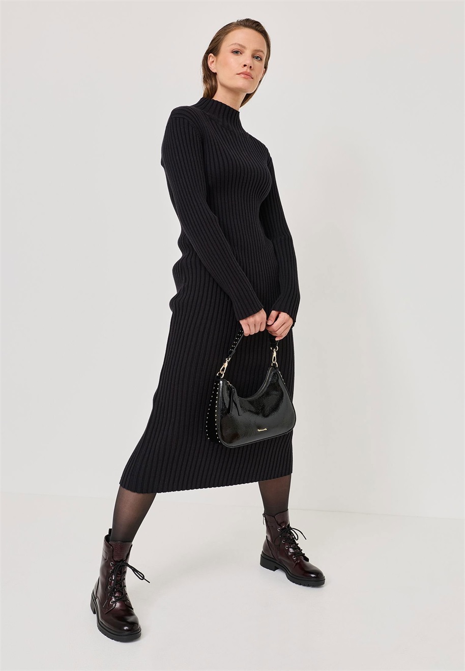 Tamaris MIT TOUCH-IT REMOVABLE - Plateaustiefelette - merlot patent/rot