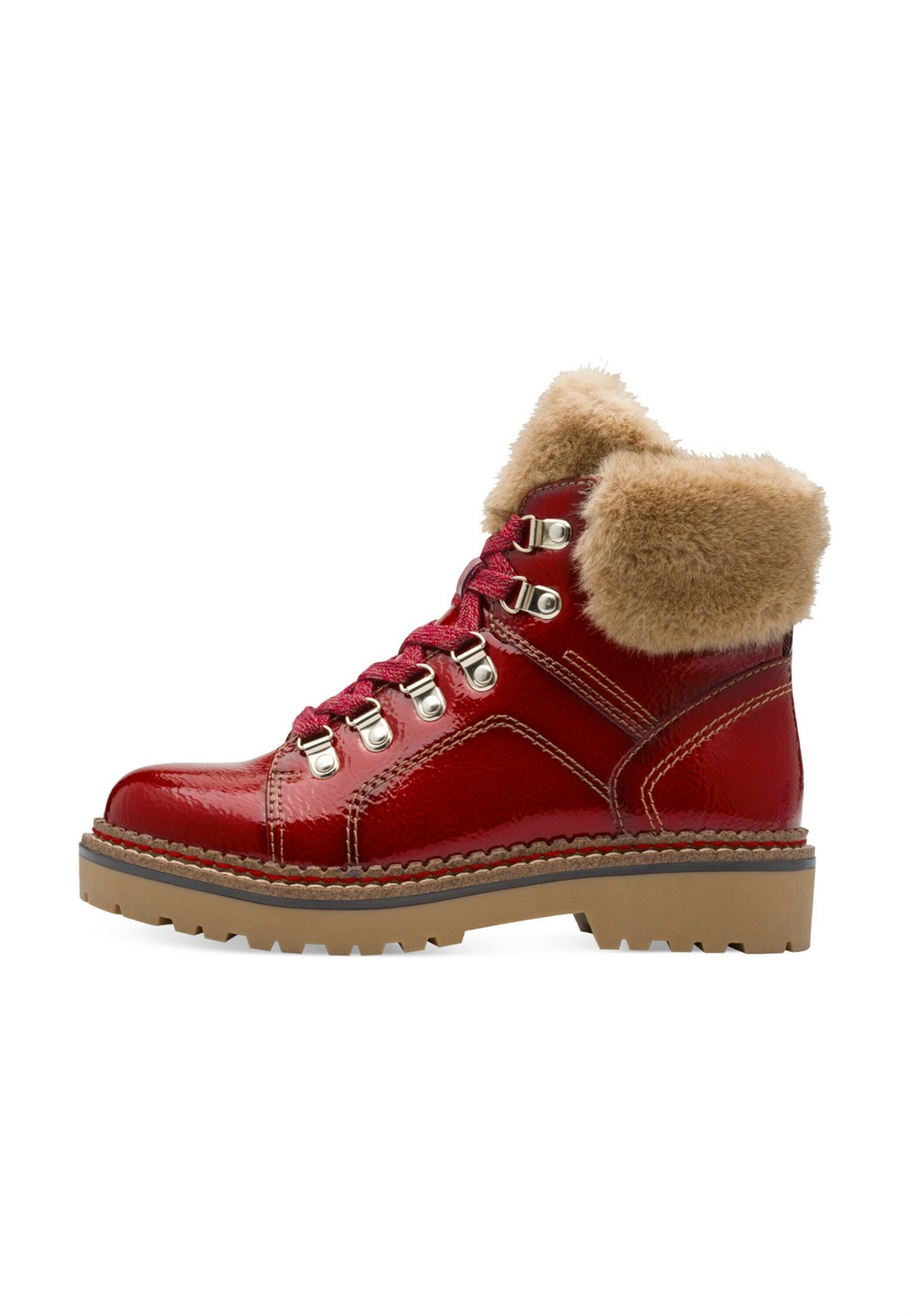 Tamaris ELEGANTE - Snowboot/Winterstiefel - red patent/rot