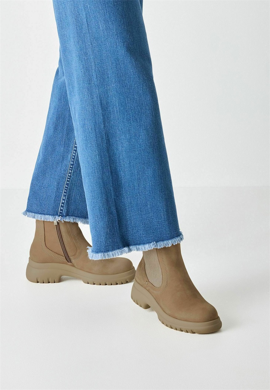 Tamaris ELEGANTE CHELSEA - Plateaustiefelette - camel/braun