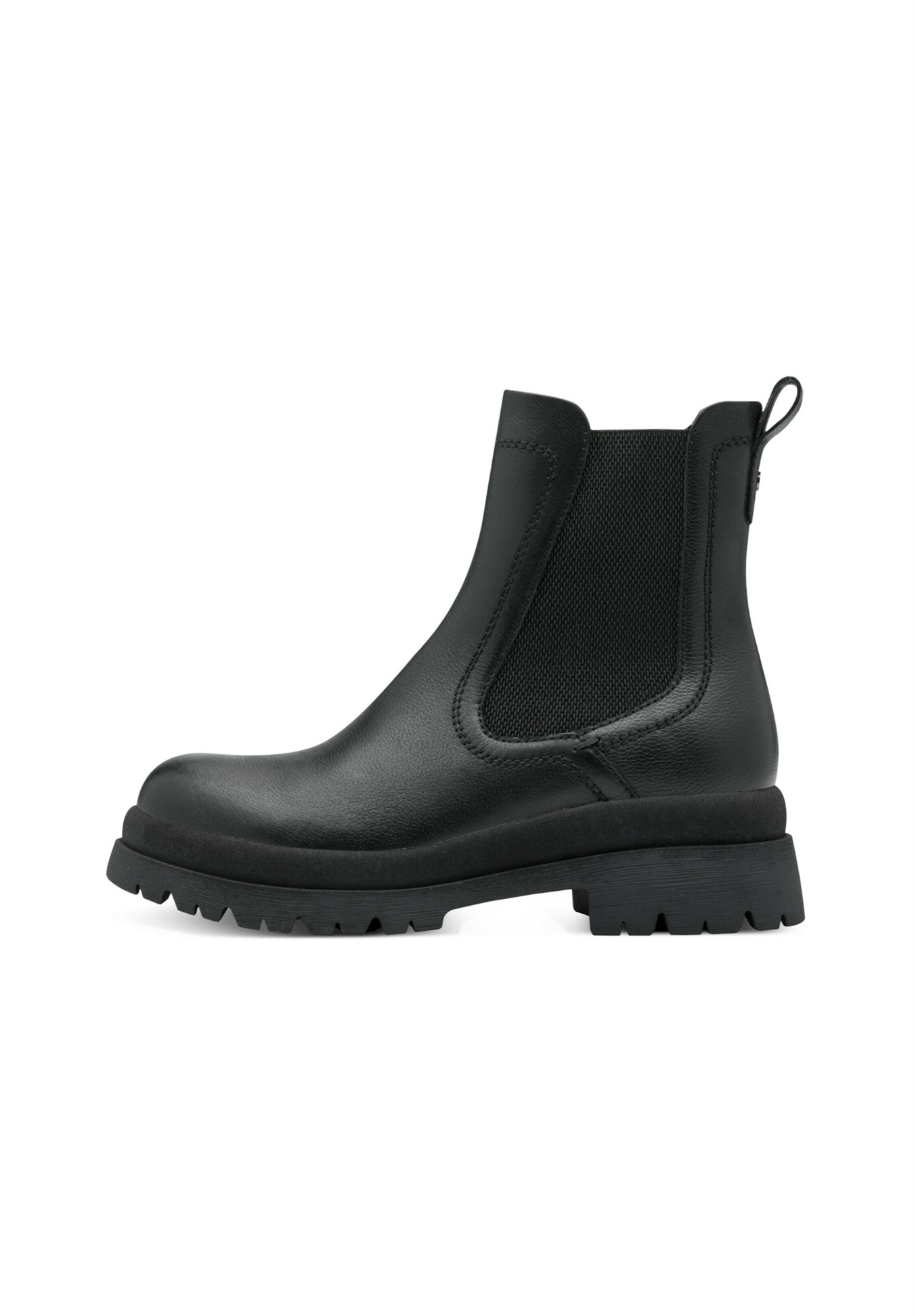 Tamaris ELEGANTE CHELSEA - Plateaustiefelette - black/schwarz