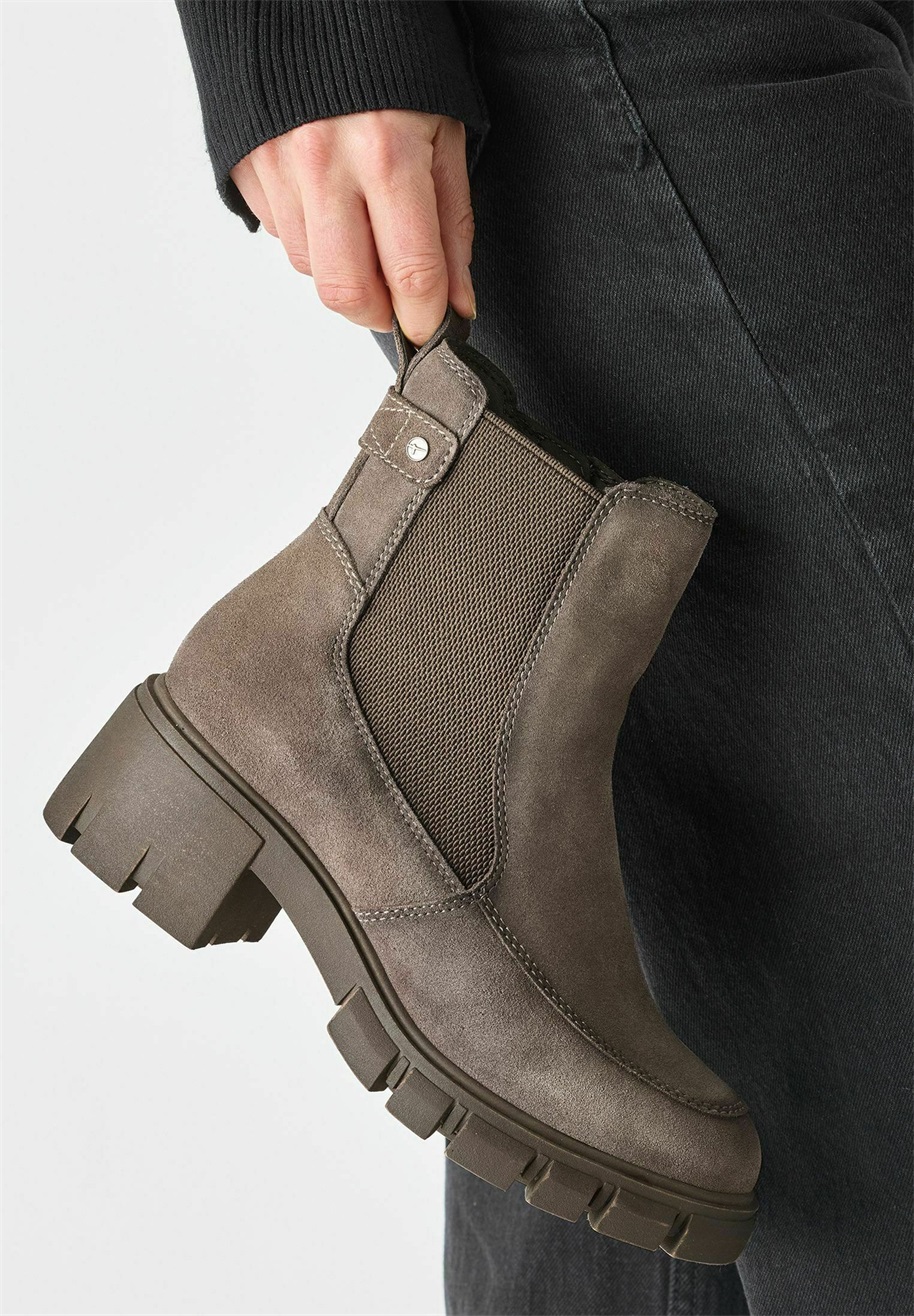 Tamaris CHELSEA - Plateaustiefelette - taupe/beige