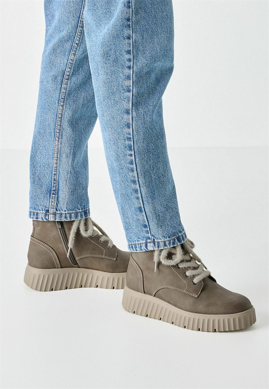 Tamaris Snowboot/Winterstiefel - taupe