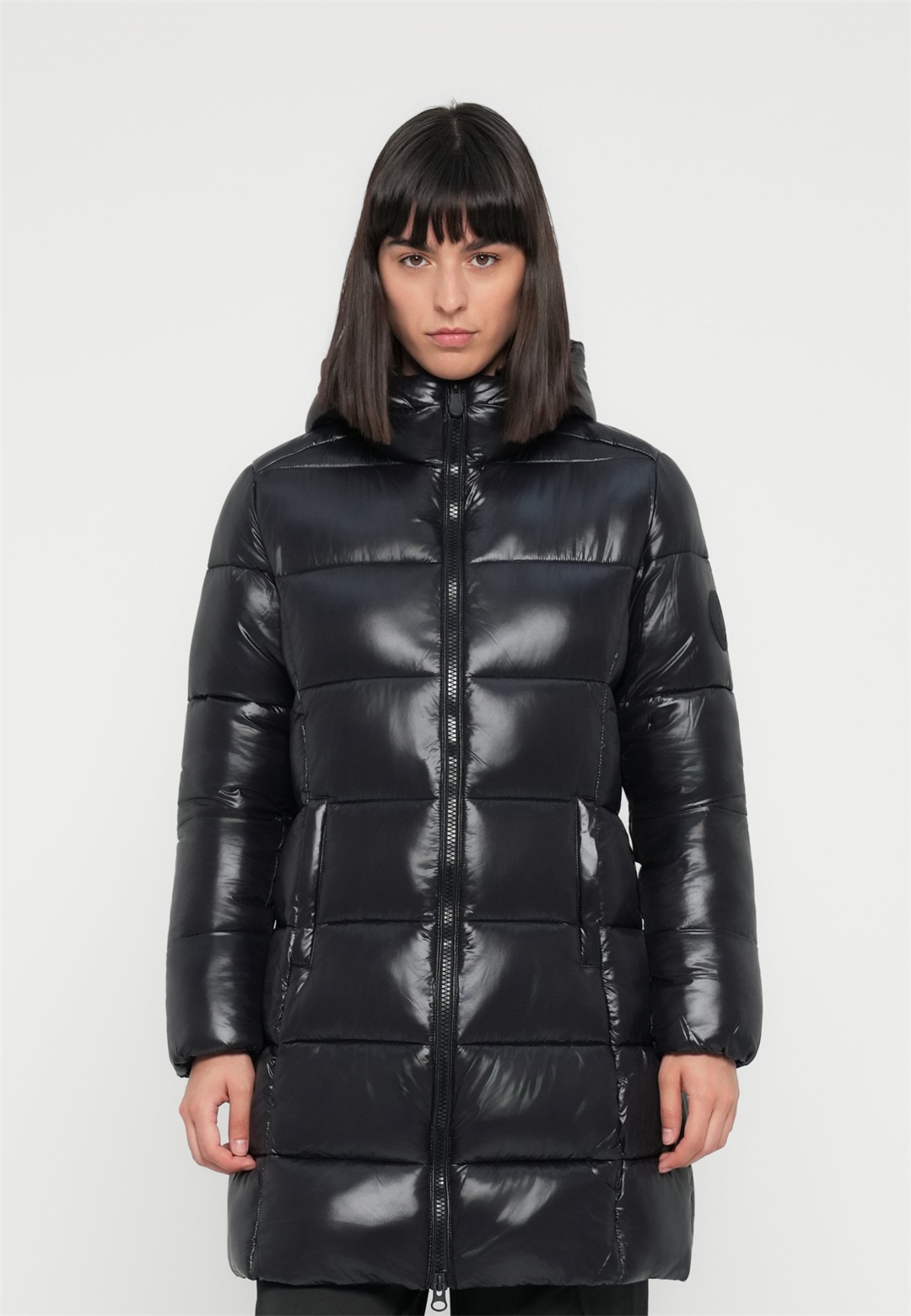 Save the duck INES - Wintermantel - black/schwarz