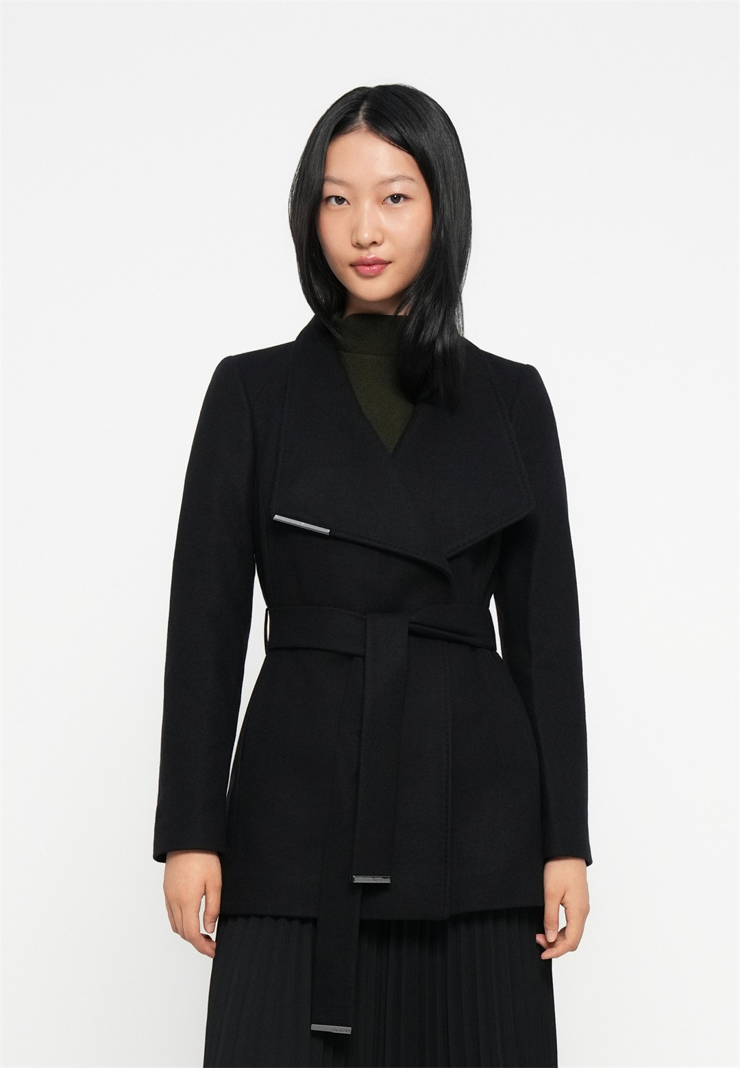 Ted Baker ROSESS - Kurzmantel - black/schwarz