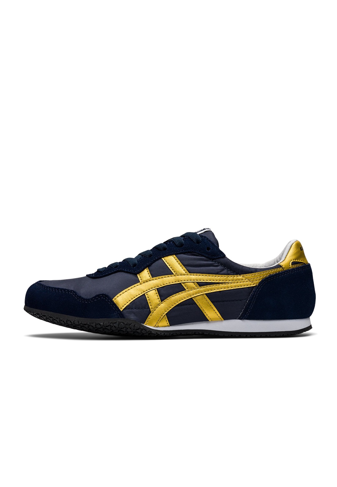 Onitsuka Tiger SERRANO - Sneaker low - midnight pure gold/dunkelblau