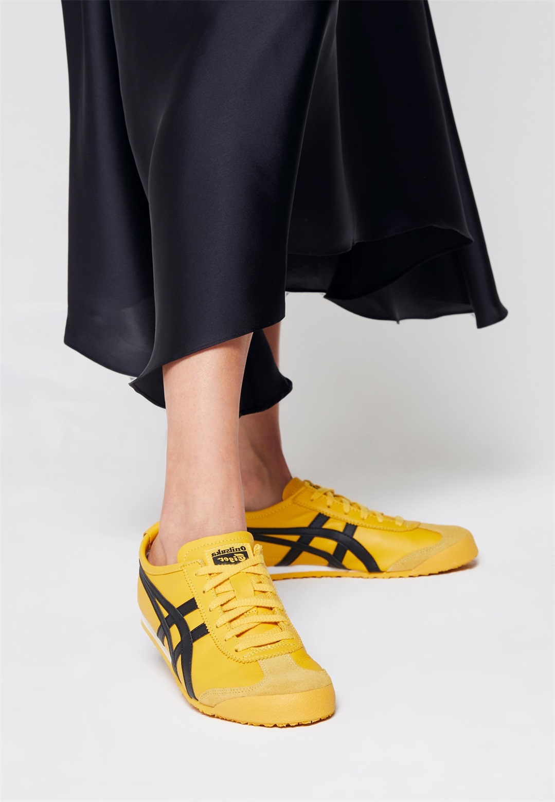 Onitsuka Tiger MEXICO 66 - Sneaker low - YELLOW/BLACK/gelb