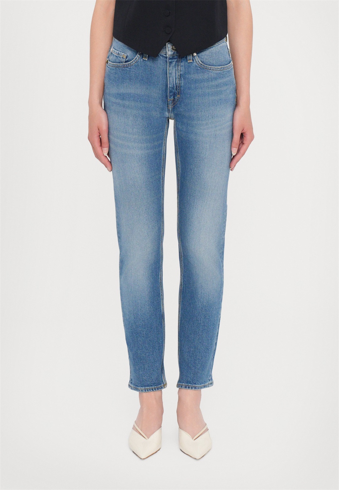 Tiger of Sweden MAGGIE - Jeans Slim Fit - dust blue/blue denim