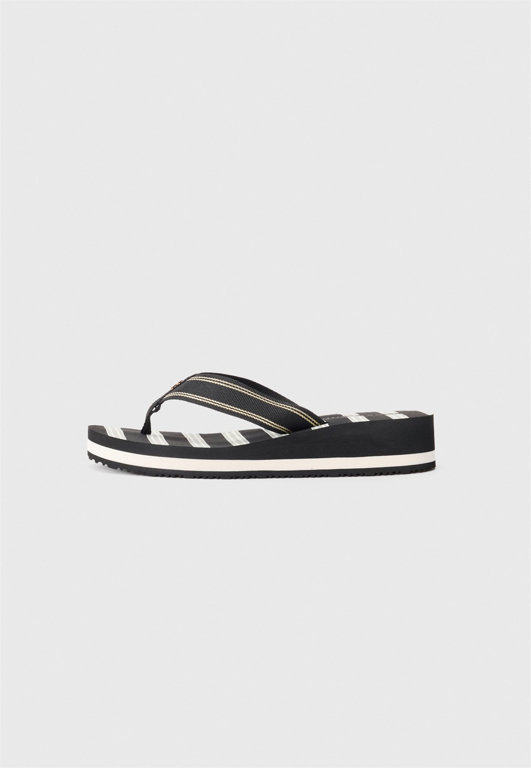 Tommy Hilfiger Zehentrenner - black/schwarz