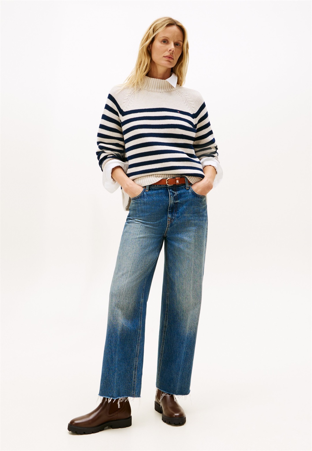 Tommy Hilfiger TOMMY HILFIGER LTHR LOW CHELSEA - Stiefel - legacy brown/braun