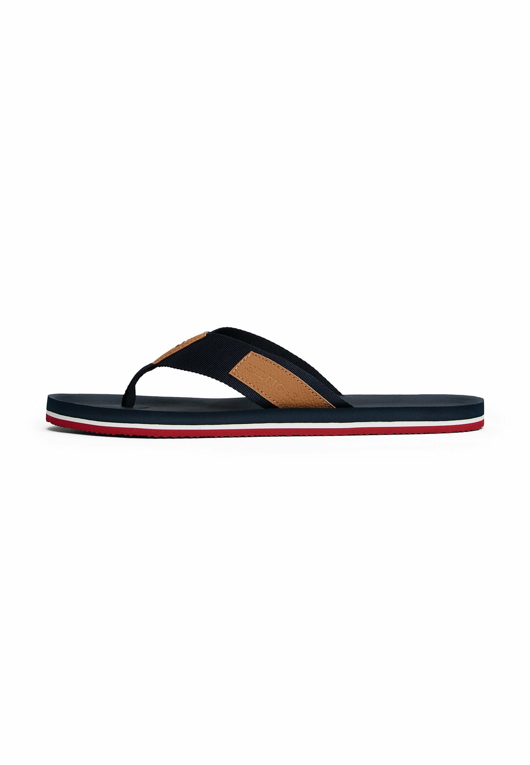Tommy Hilfiger FLAG FLIP-FLOPS - Zehentrenner - desert sky/dunkelblau