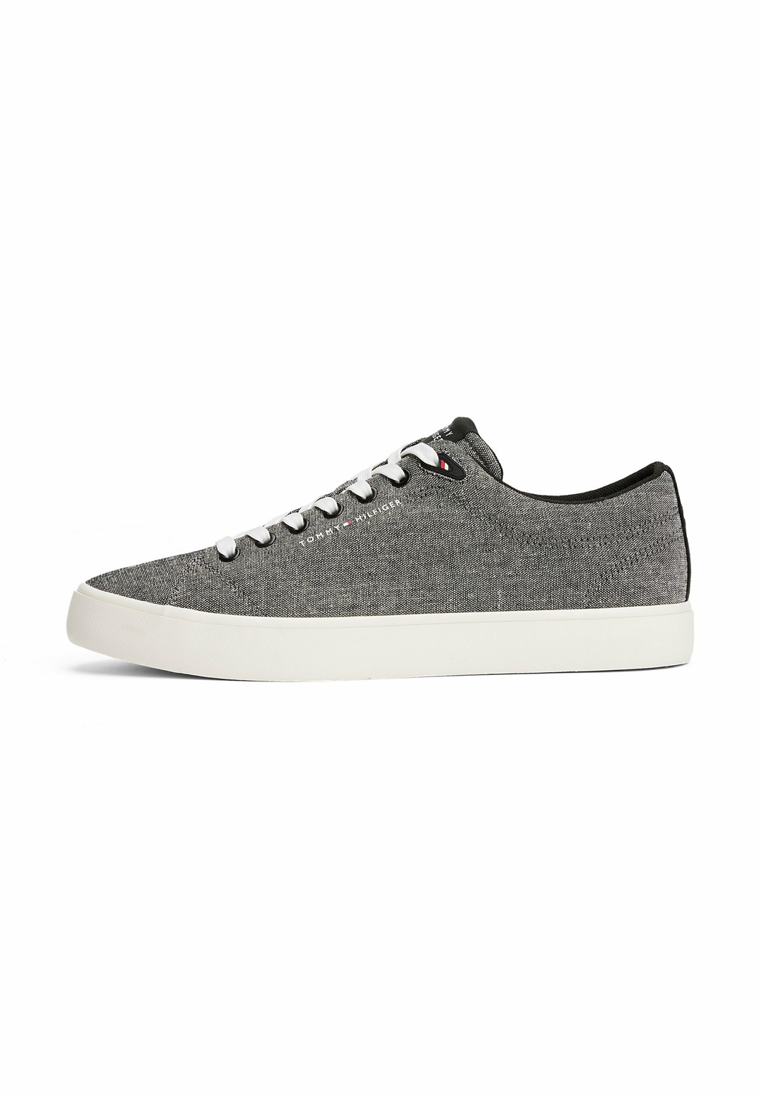 Tommy Hilfiger VULC CORE CHAMBRAY - Sneaker low - black/grau