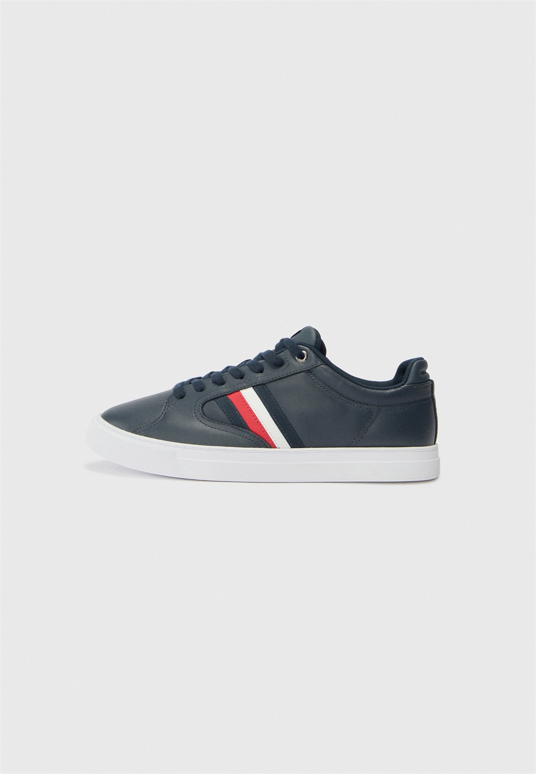 Tommy Hilfiger ICON COURT STRIPES - Sneaker low - desert sky/dunkelblau
