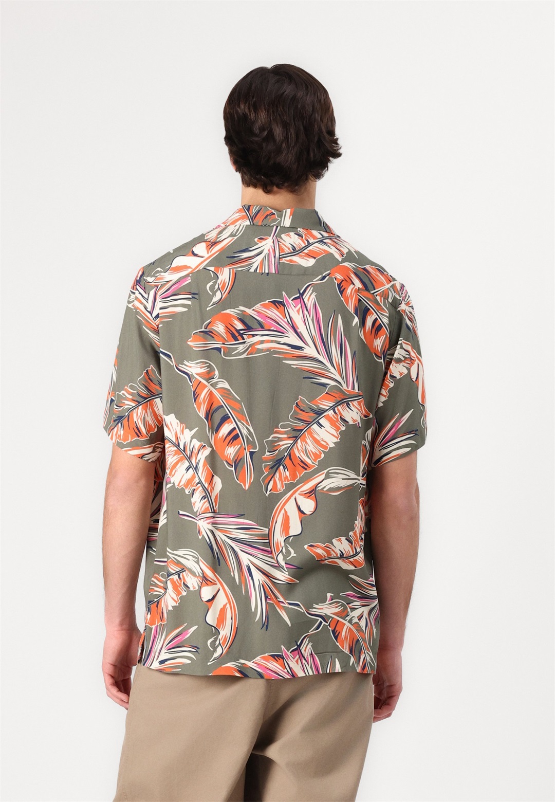 Tommy Hilfiger LIGHTWEIGHT LEAF SHIRT UNISEX - Hemdbluse - battle green/grün