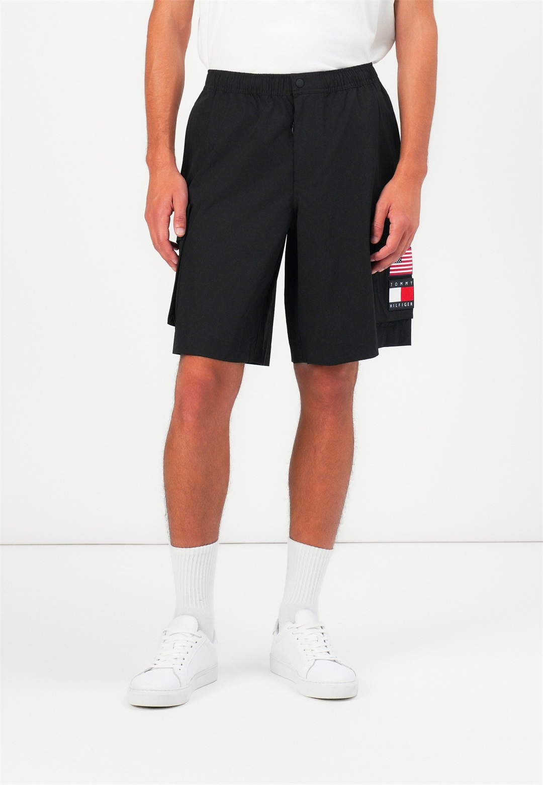 Tommy Hilfiger SAIL UNISEX - Shorts - black/schwarz