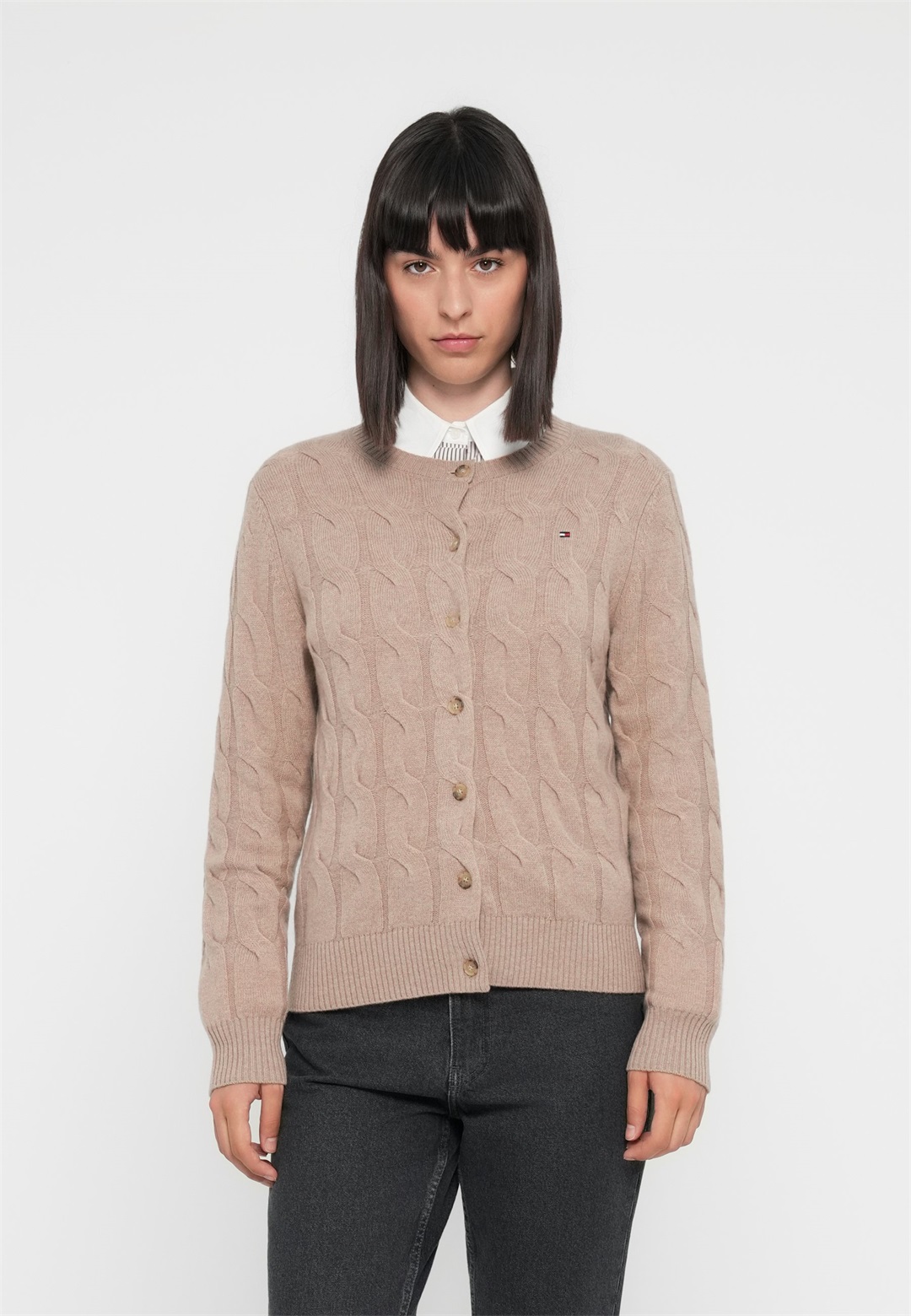 Tommy Hilfiger Strickjacke - beige