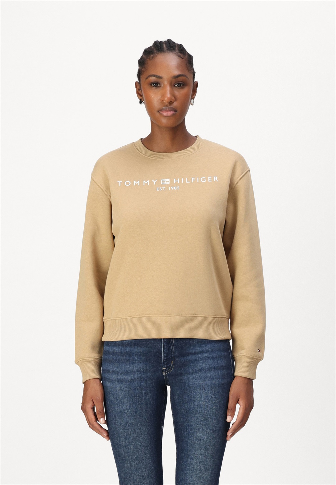 Tommy Hilfiger LOGO - Sweatshirt - classic khaki/beige
