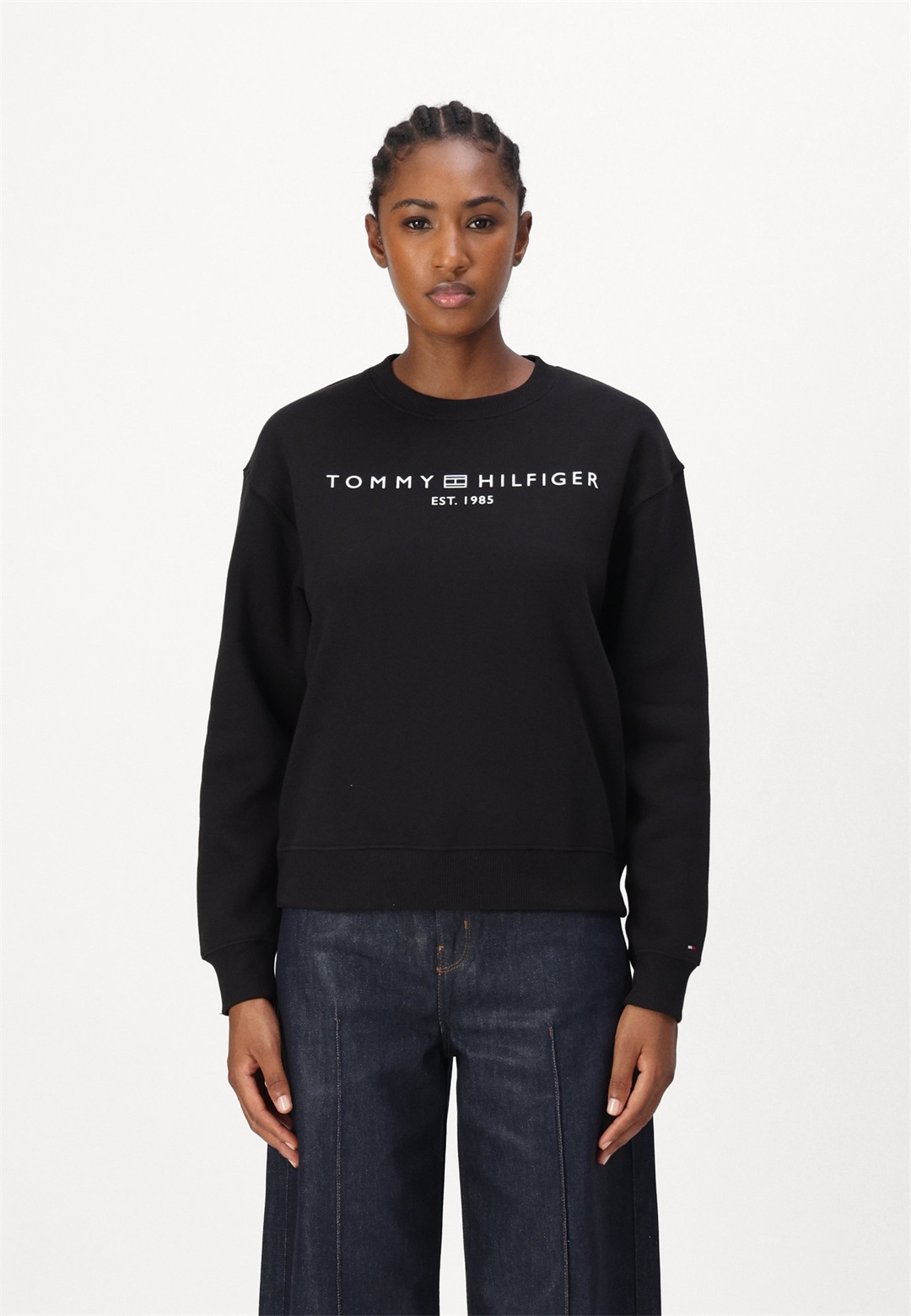 Tommy Hilfiger LOGO - Sweatshirt - black/schwarz