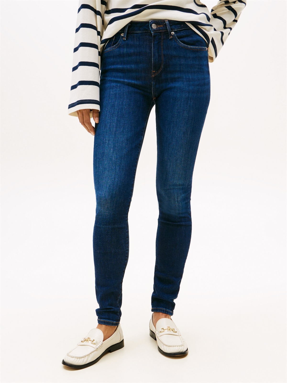 Tommy Hilfiger COMO - Jeans Skinny Fit - dark blue/blau