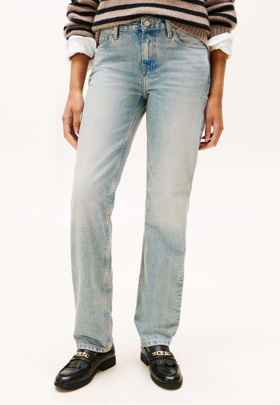 Tommy Hilfiger CLASSIC - Jeans Straight Leg - light-blue denim